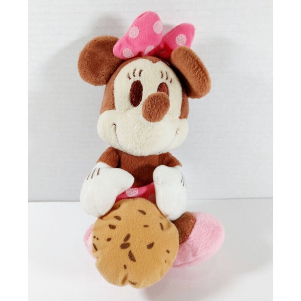 Disney Minnie Mouse Flavor of the Month Chocolate Cookie Plush SEGA  8"